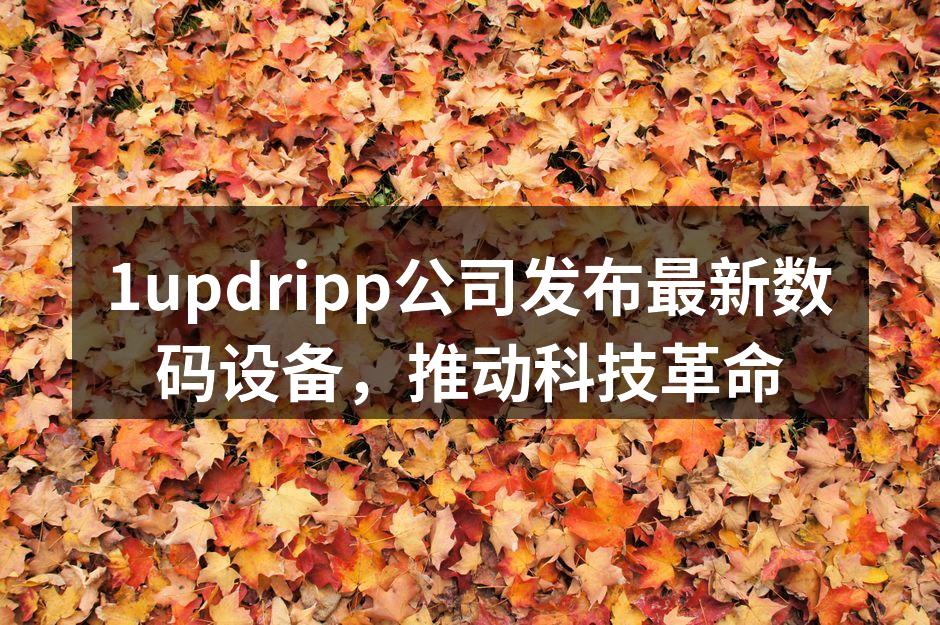 1updripp发布会现场气氛热烈
